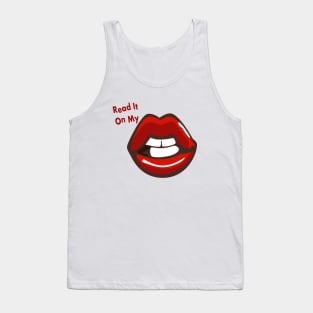 Red Lips Tank Top